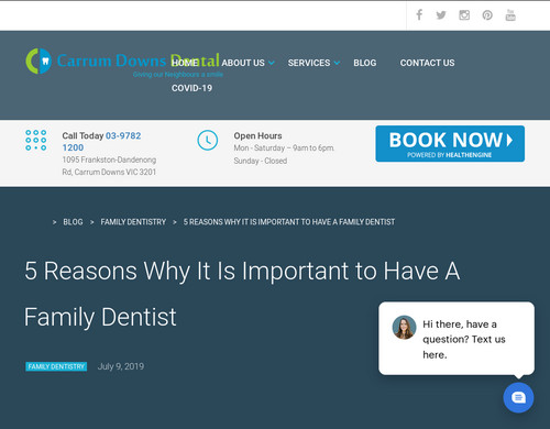 carrumdownsdental.com.au - Know The Importance of Having A Family Dentist | Dental Blog