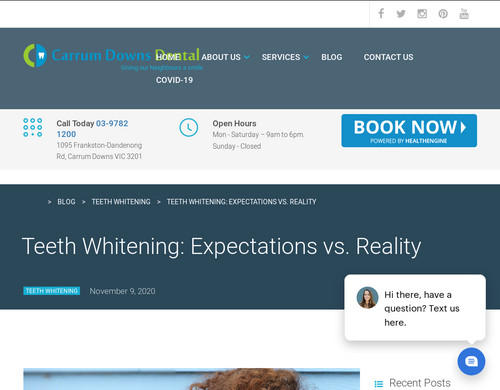 carrumdownsdental.com.au - Teeth Whitening: Expectations vs. Reality | Carrum Downs Dental