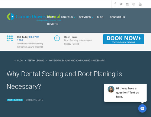 carrumdownsdental.com.au - Why Dental Scaling & Root Planing is Necessary? | Carrum Downs Dental
