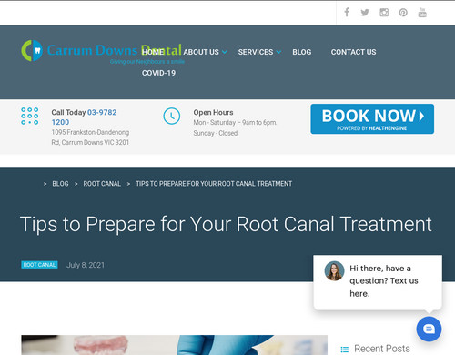 carrumdownsdental.com.au - Tips for Your Root Canal Treatment | Carrum Downs Dental Blog
