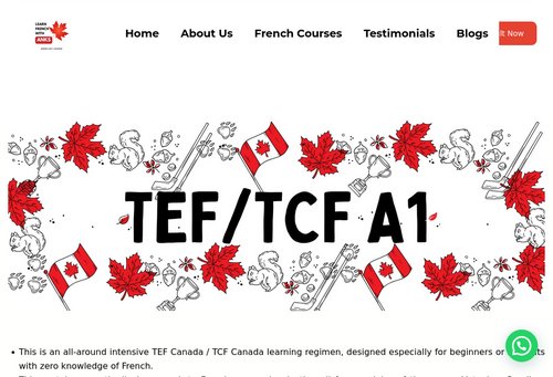 learnfrenchwithanks.com - Complete Beginner (0) to TEF/TCF – Learn French With Anks