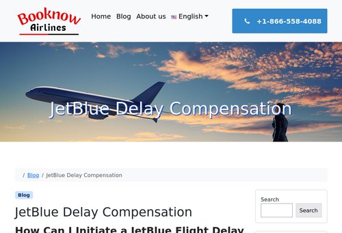 www.booknowairlines.com - Steps to Initiate JetBlue Delay Compensation