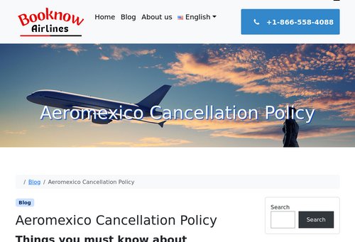 www.booknowairlines.com - How Do I Cancel Aeromexico Flight? Cancellation Policy 2026