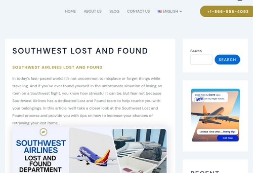 www.flightslineup.com - Southwest Lost and Found - File a Lost Complaint