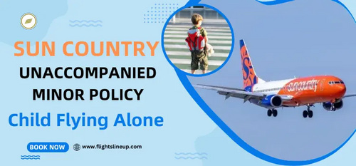 www.flightslineup.com - Sun Country Unaccompanied minors policy for children flying alone