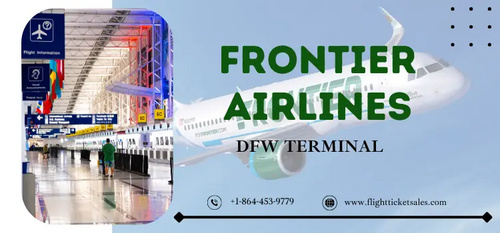 www.flightticketsales.com - Frontier Airlines DFW Terminal (Dallas Fort Worth Airport)