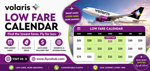 www.flycohub.com - Volaris Airlines Low Fare Calendar 2026 | Find Cheap Flights Easily
