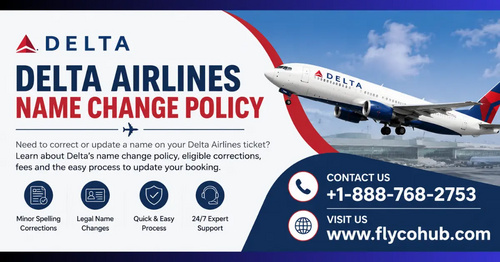 www.flycohub.com - Delta Airlines Name Change Policy: Correcting your name online or through Customer Service
