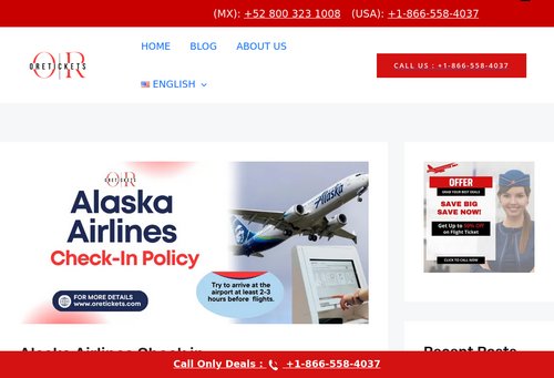 www.oretickets.com - Alaska Airlines Flight Check-in Options - Print your Boarding Pass
