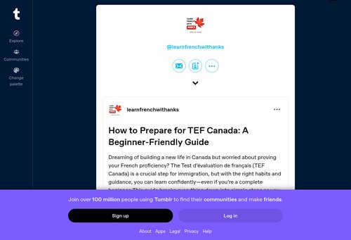 www.tumblr.com - How to Prepare for TEF Canada: A Beginner-Friendly Guide – @learnfrenchwithanks on Tumblr